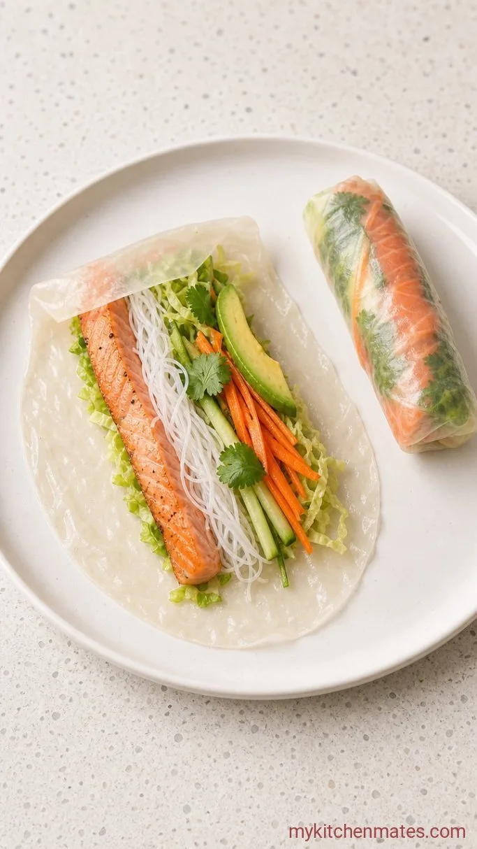 Step 4: Roll the Spring Rolls
