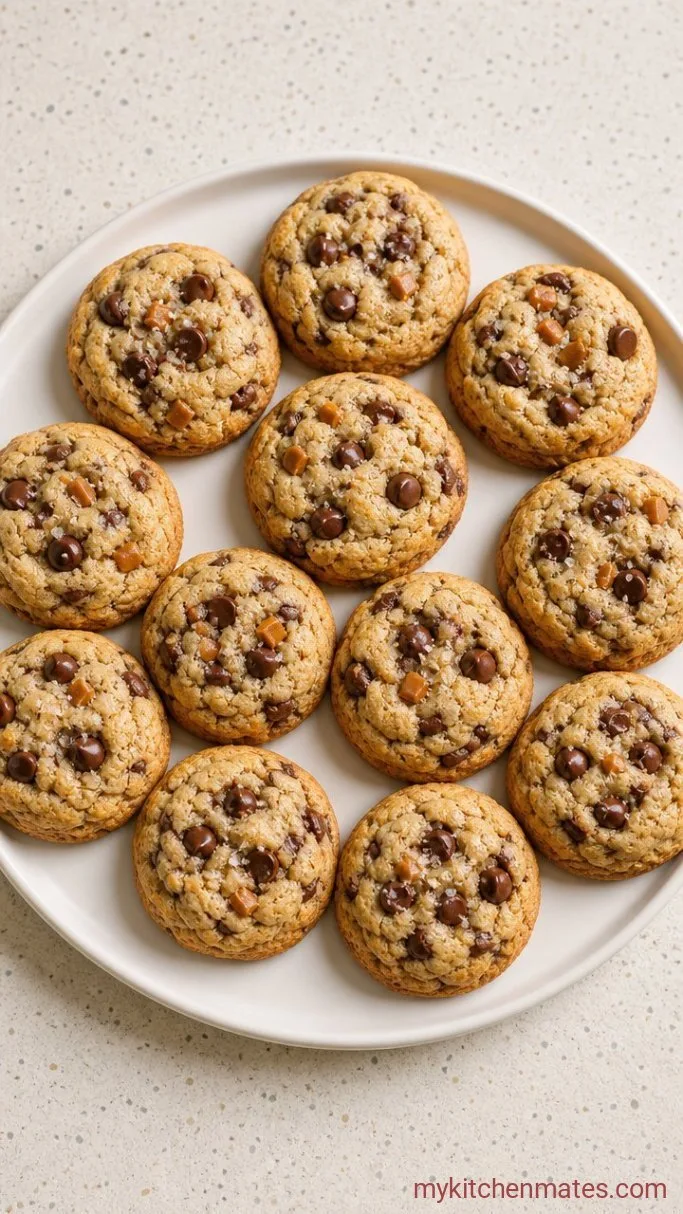Crispy-Chewy Toffee Chocolate Chip Cookies Step 4: Scoop and Bake the Cookies