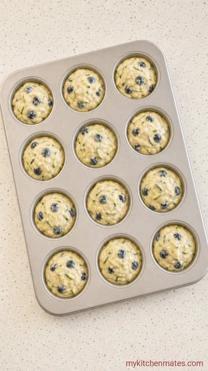 Step 4: Scoop and Bake the Muffins