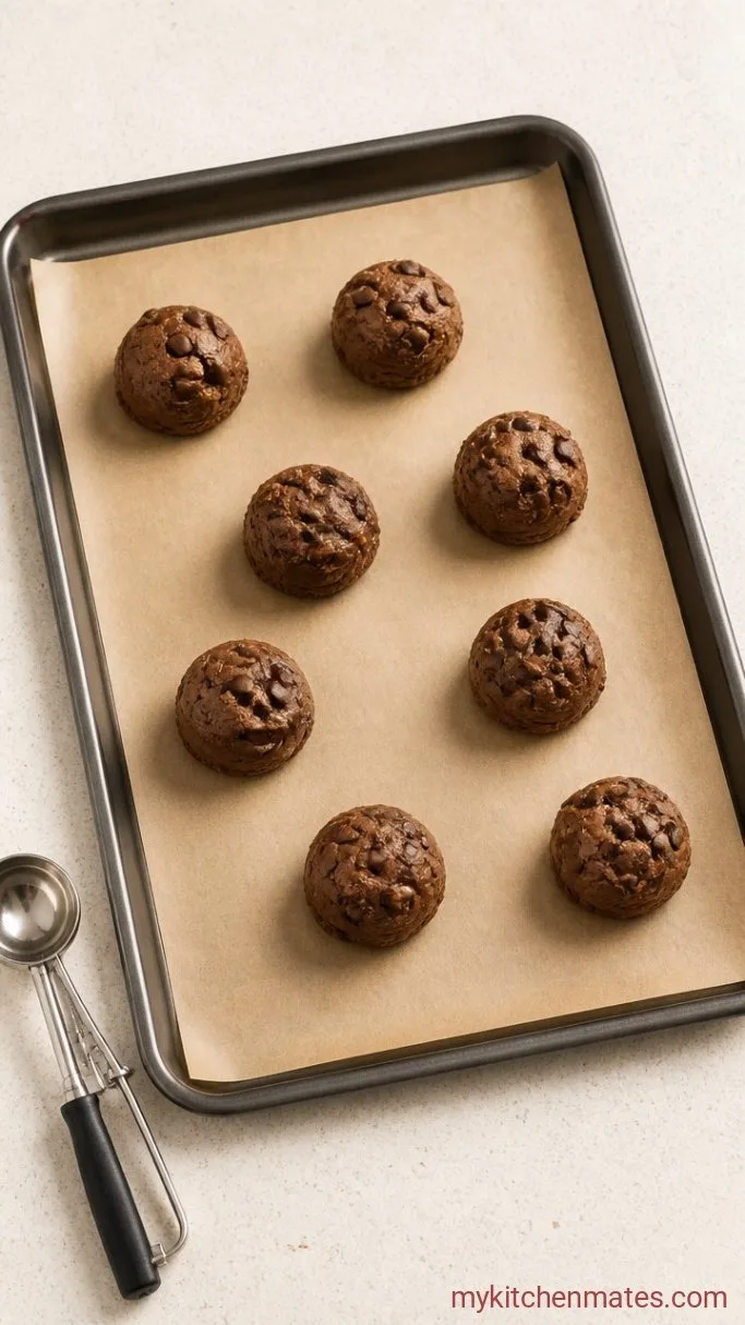 Step 4: Scoop and Bake
