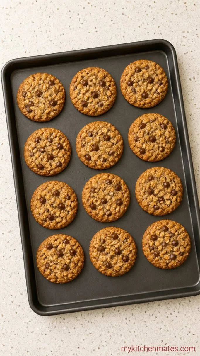 Chewy Vegan Oatmeal Chocolate Chip Cookies Step 4: Scoop and Bake