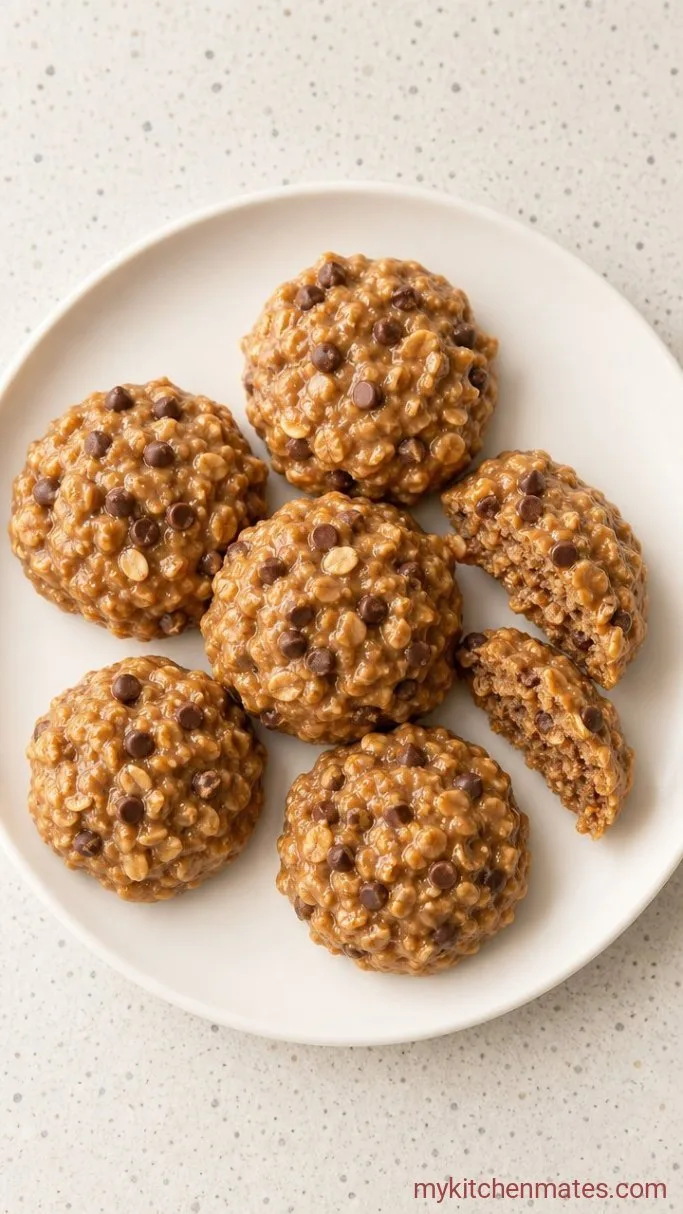 6-Ingredient Protein No Bake Cookies Step 4: Scoop and Enjoy
