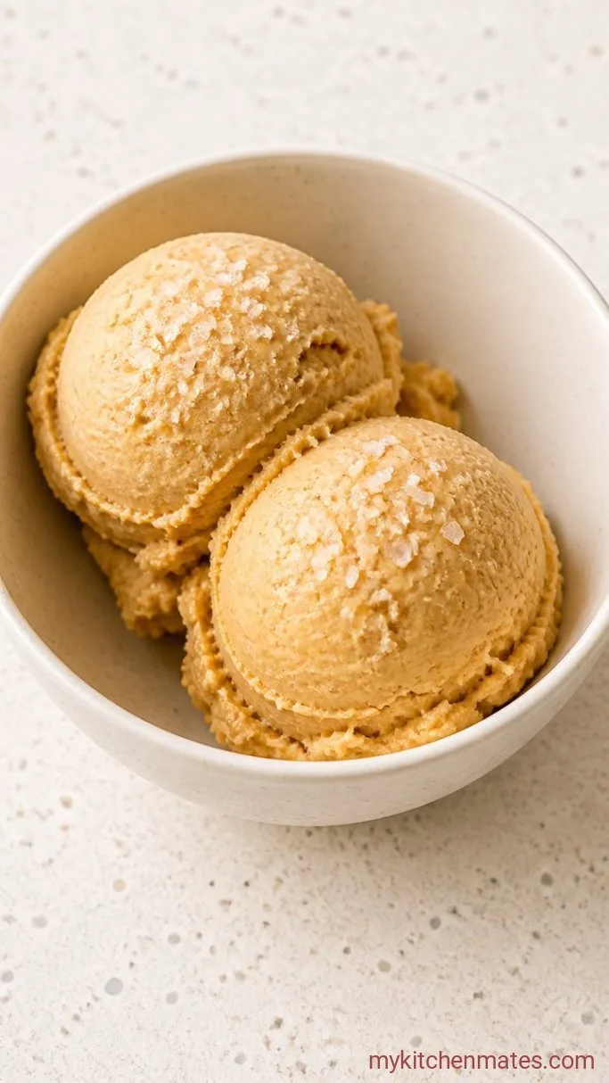 4-Ingredient No-Churn Peanut Butter Ice Cream Step 4: Scoop and Enjoy