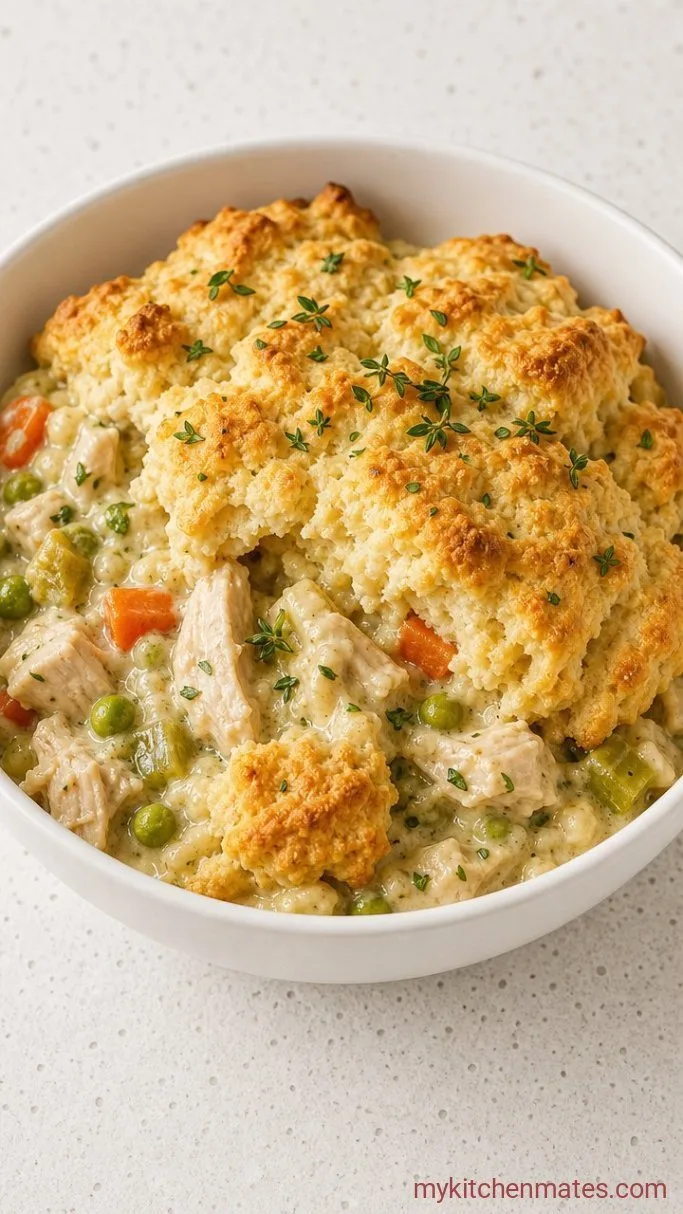 One-Skillet Turkey Pot Pie With Biscuits Step 4: Scoop and Serve