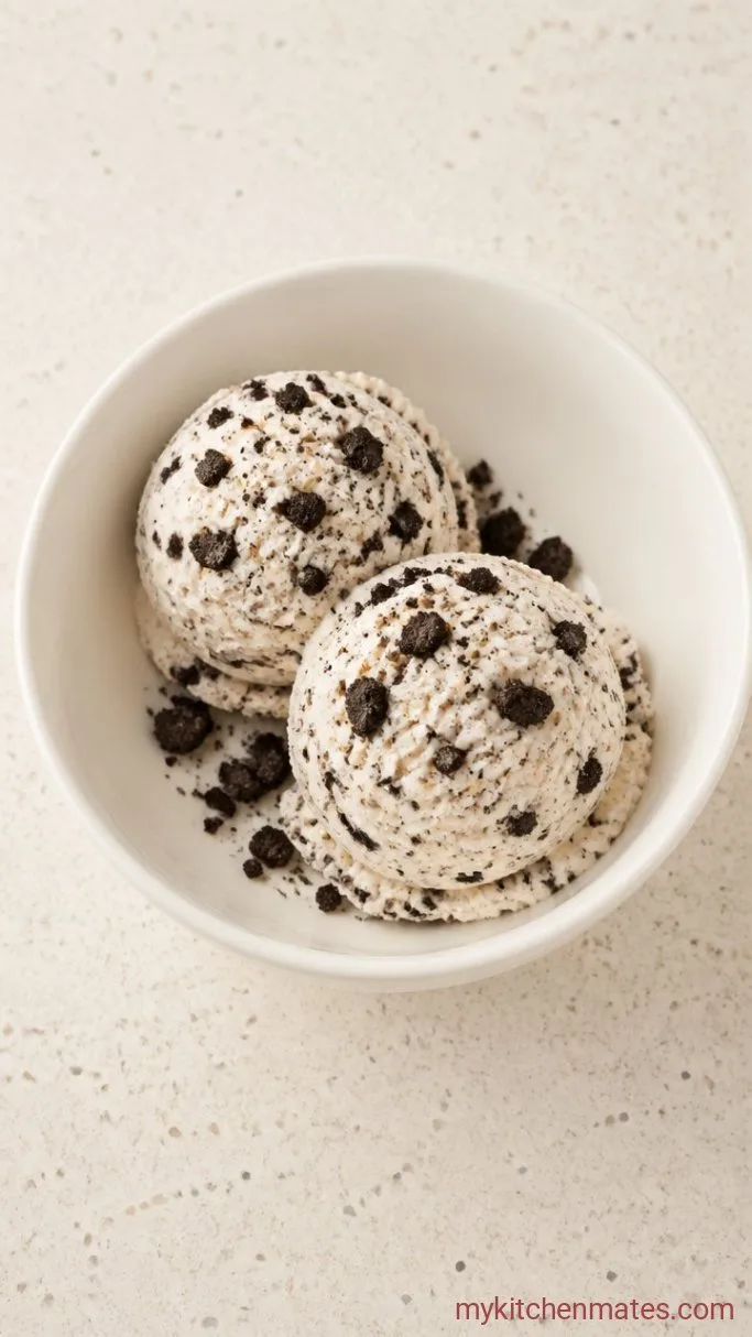 4-Ingredient Cookies and Cream Ice Cream (No-Churn) Step 4: Scoop and Serve