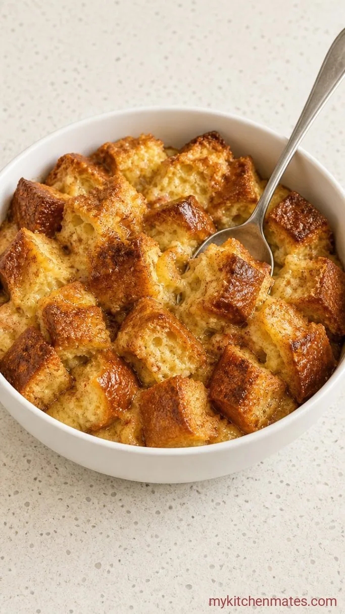 Overnight Crockpot French Toast Casserole Step 4: Scoop and Serve
