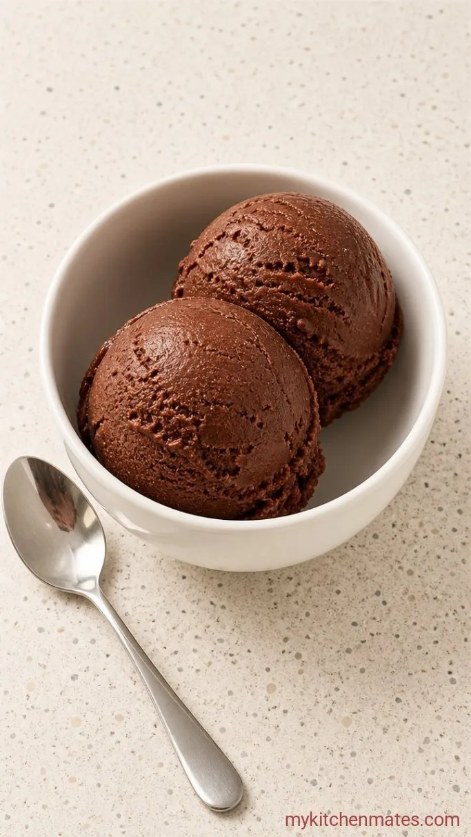 4-Ingredient Chocolate Ice Cream Step 4: Scoop and Serve
