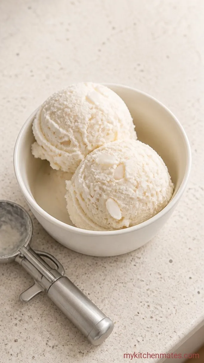 Tender Coconut Ice Cream (No-Churn) Step 4: Scoop and Serve