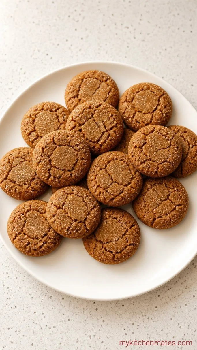Soft and Chewy Gluten Free Molasses Cookies Step 4: Scoop, Roll, and Bake the Cookies