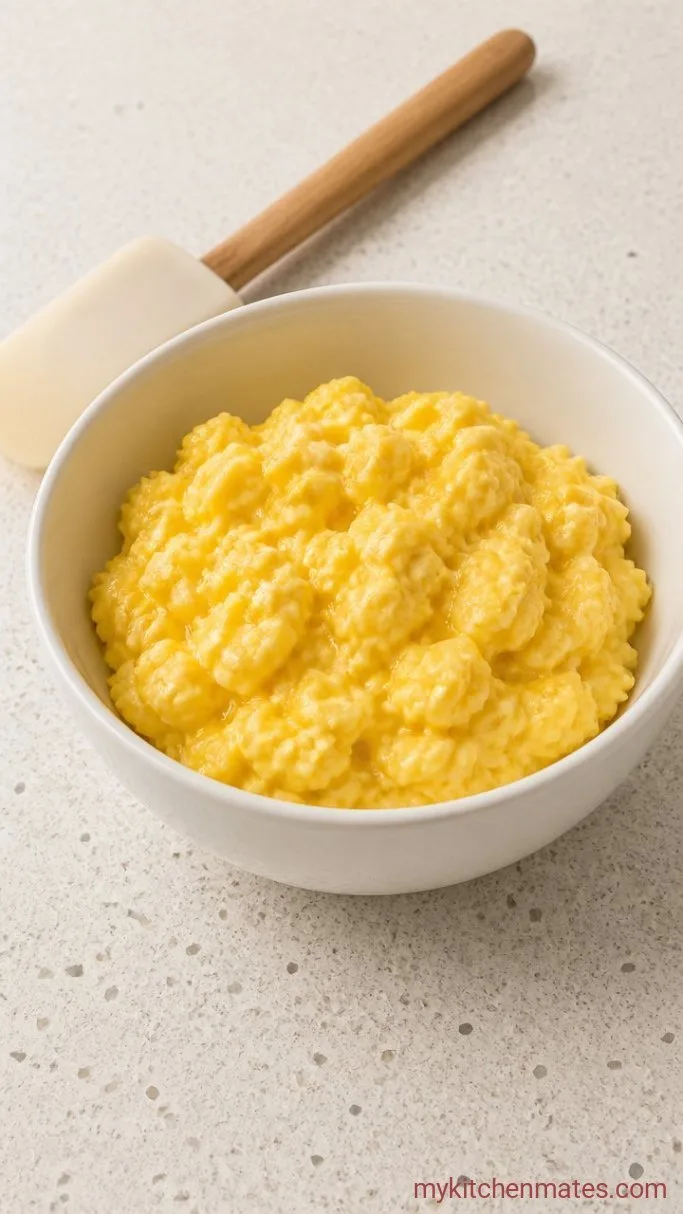 15-Minute Pancake Breakfast Tacos Step 4: Scramble the Eggs