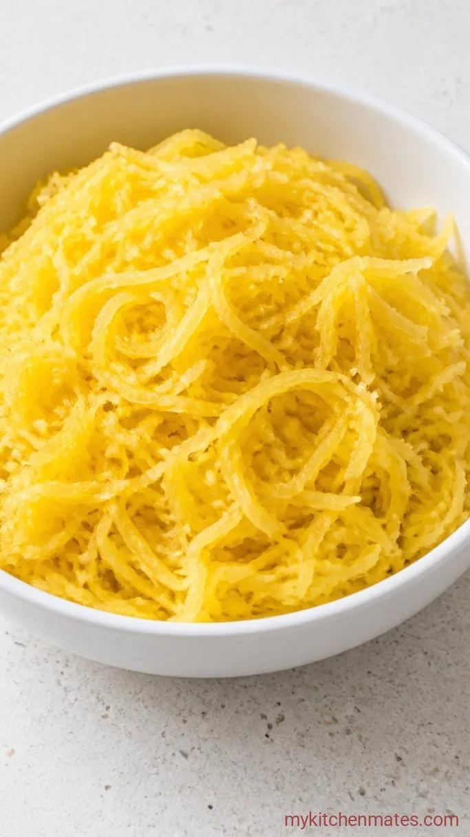 25-Minute Air Fryer Spaghetti Squash Step 4: Scrape and Serve