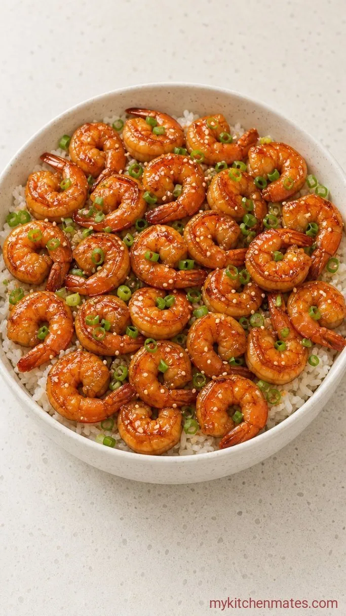 Spicy Firecracker Shrimp (Ready in 20 Minutes) Step 4: Serve It Over Rice