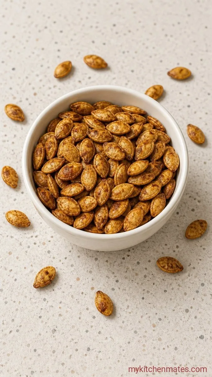 Crispy Air Fryer Pumpkin Seeds Step 4: Serve the Seeds Warm