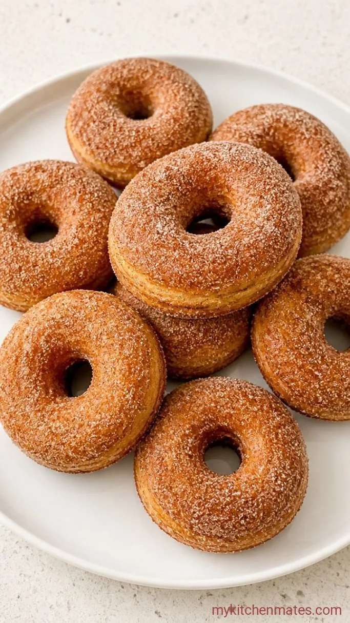 Quick 2-Ingredient Air Fryer Donuts Step 4: Serve Them Warm