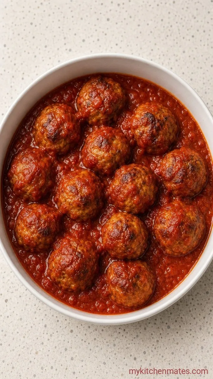 Baked Zucchini Meatballs (Tender and Easy) Step 4: Serve with a Simple Sauce