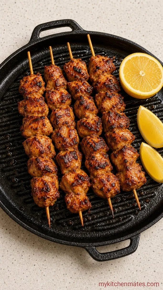 Lemon-Herb Mediterranean Chicken Skewers Step 4: Serve With a Squeeze of Lemon