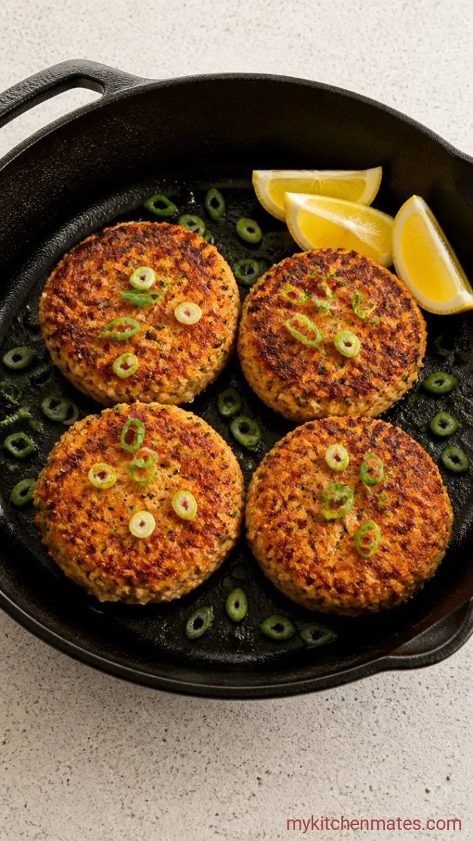 Crispy Canned Salmon Patties Ready in 20 Minutes Step 4: Serve with a Squeeze of Lemon