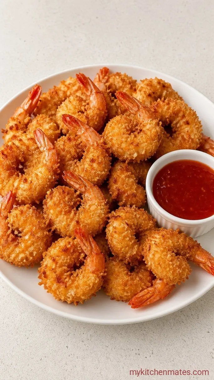 Crispy Air Fryer Coconut Shrimp in 20 Minutes Step 4: Serve with Sweet Chili Sauce