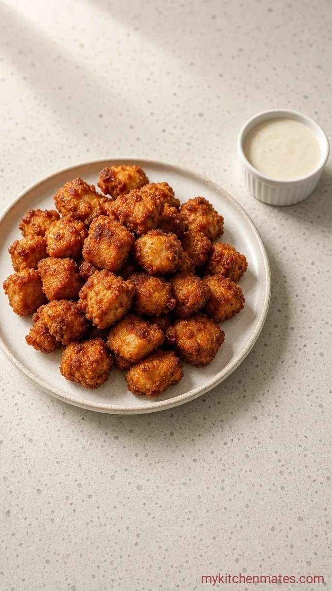 Crispy Air Fryer Chicken Bites (Ready in 15 Minutes) Step 4: Serve with Your Favorite Dip