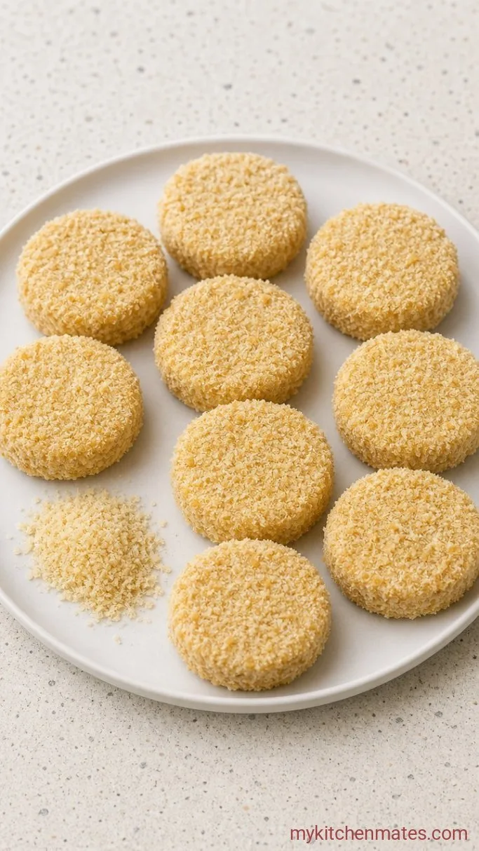Crispy Cod Fish Cakes with Lemon Dill Sauce Step 4: Shape and Coat the Patties