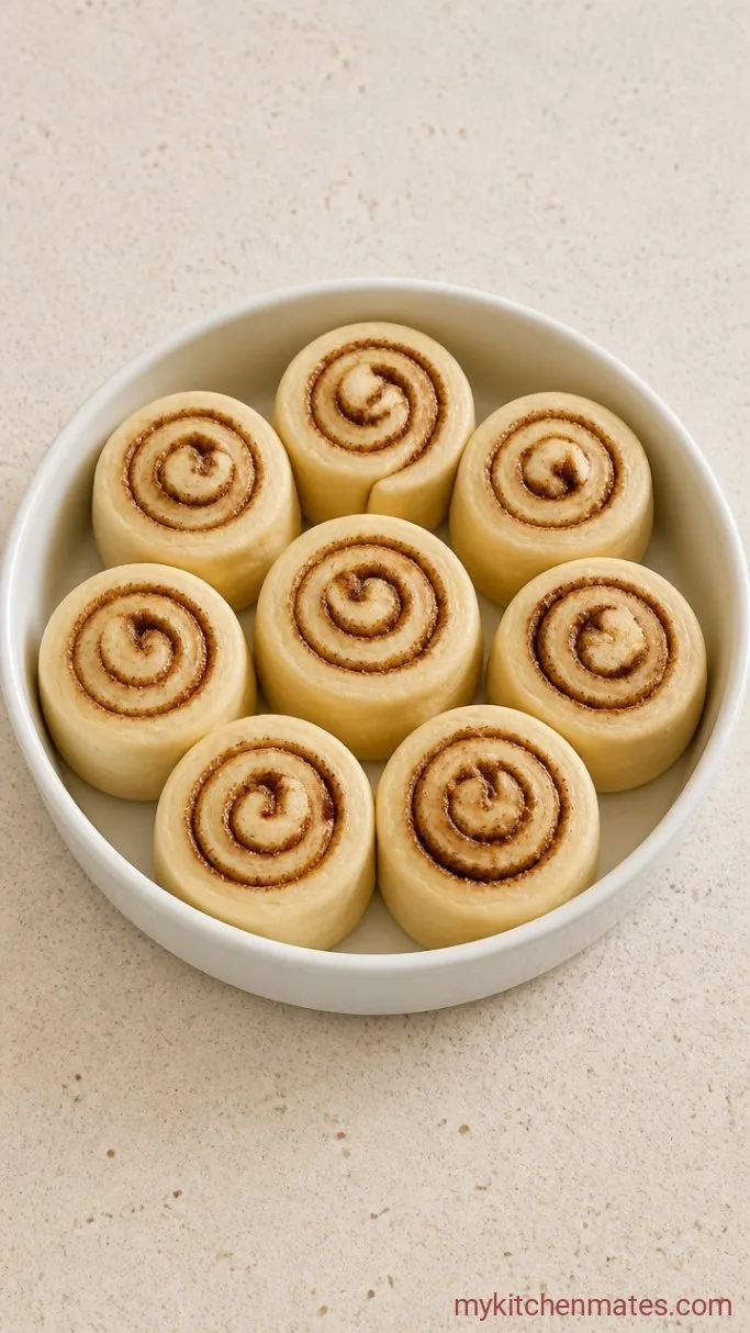 Fluffy Sugar Free Cinnamon Rolls Step 4: Shape and Rise