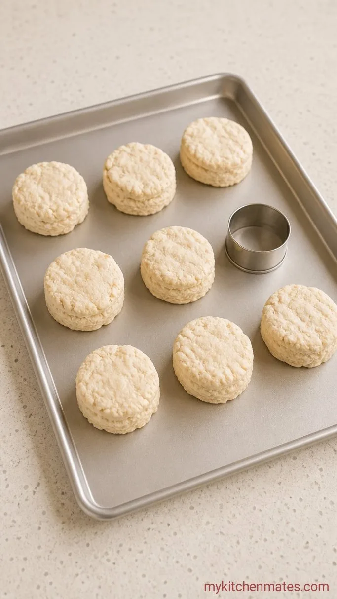 Step 4: Shape the Biscuits