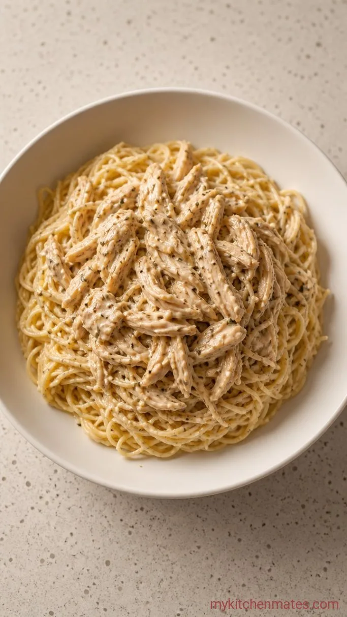 Step 4: Shred and Serve Over Pasta