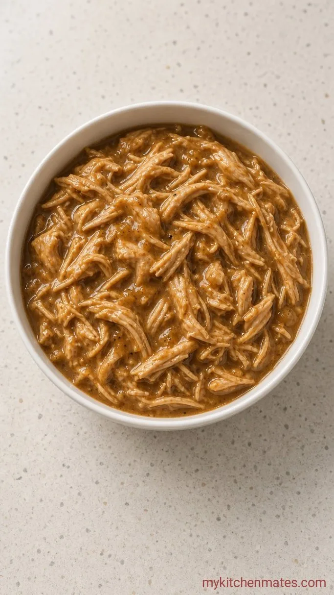 4-Ingredient Crockpot Chicken and Gravy Step 4: Shred and Serve