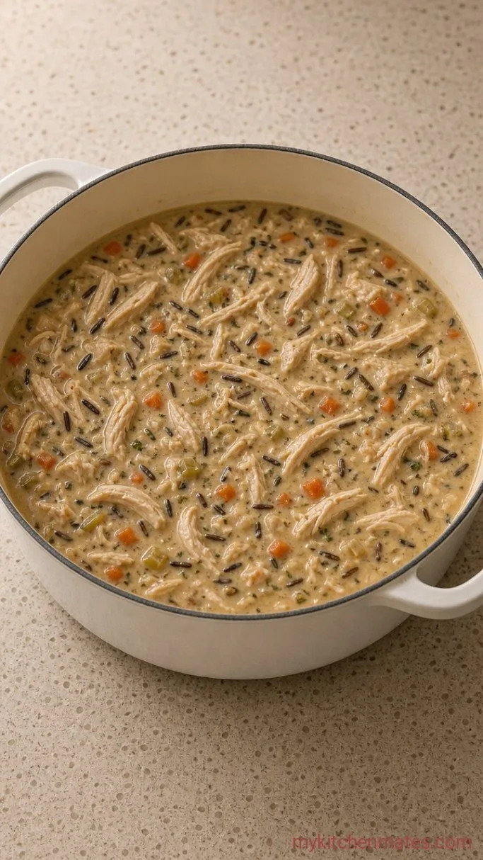 Step 4: Shred the Chicken and Add Cream