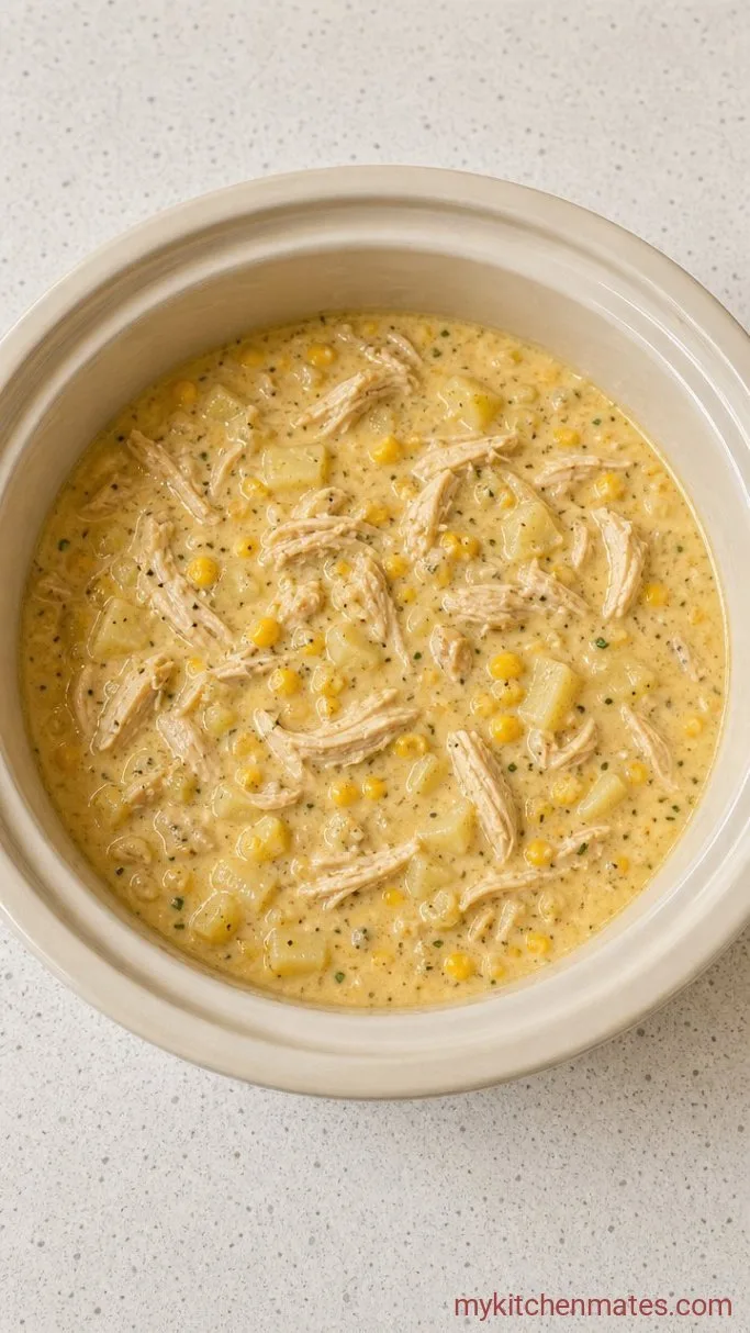 Step 4: Shred the Chicken and Finish the Chowder
