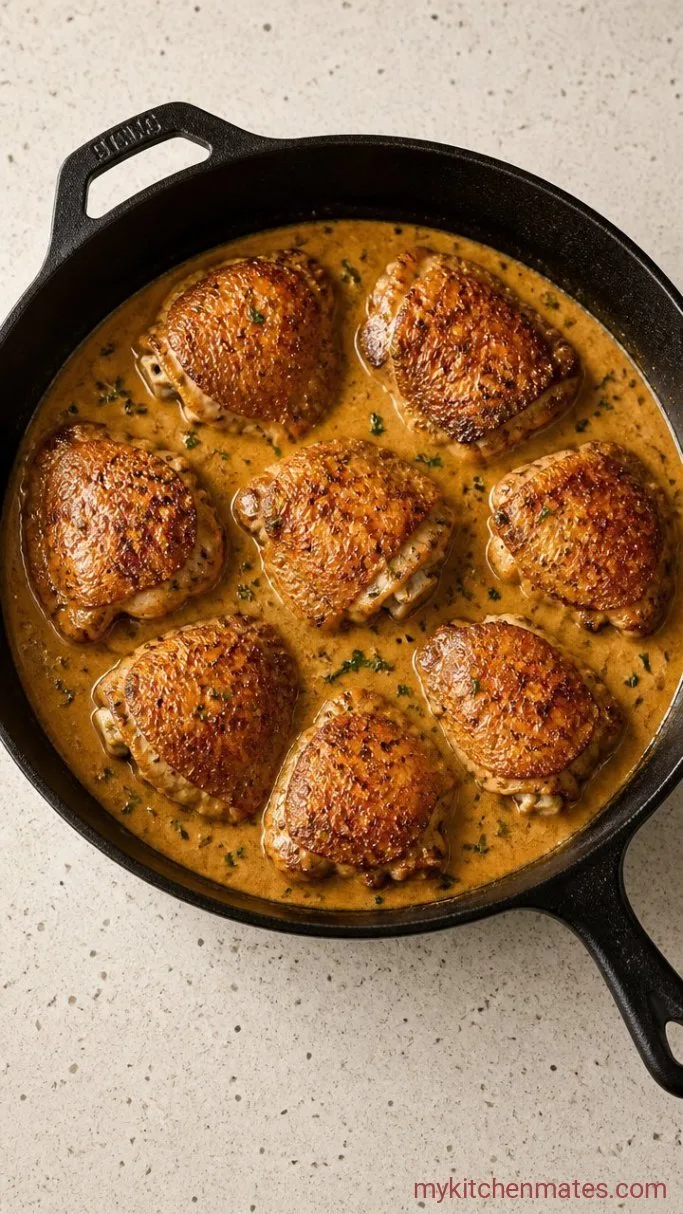Step 4: Simmer the Chicken in Gravy