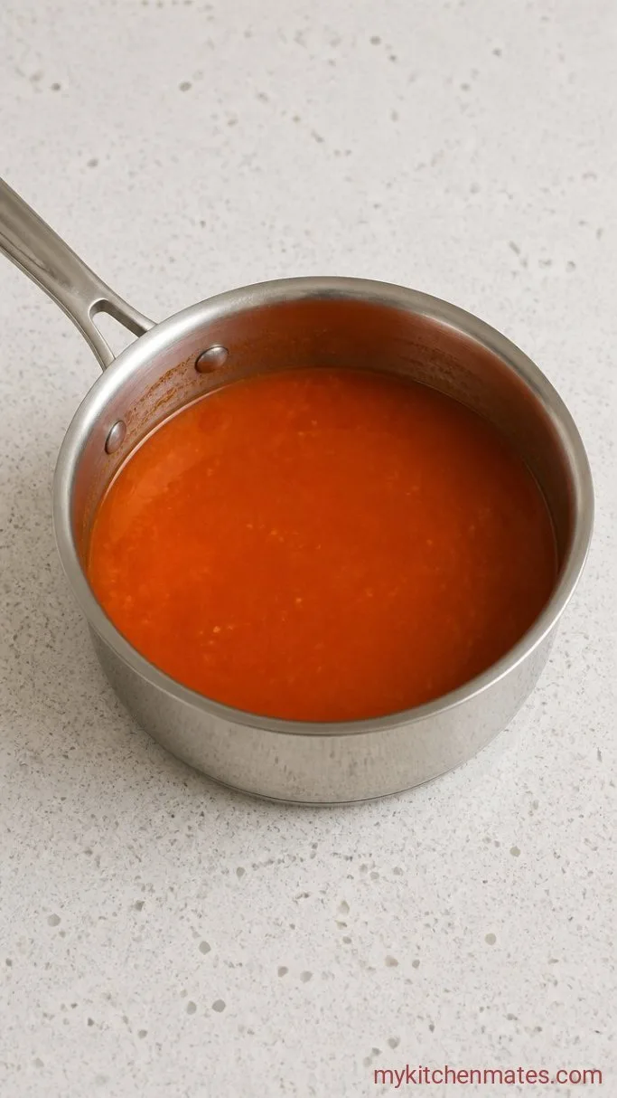 Step 4: Simmer the Hot Sauce
