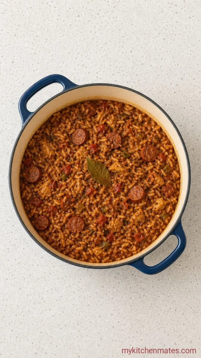 Step 4: Simmer the Jambalaya