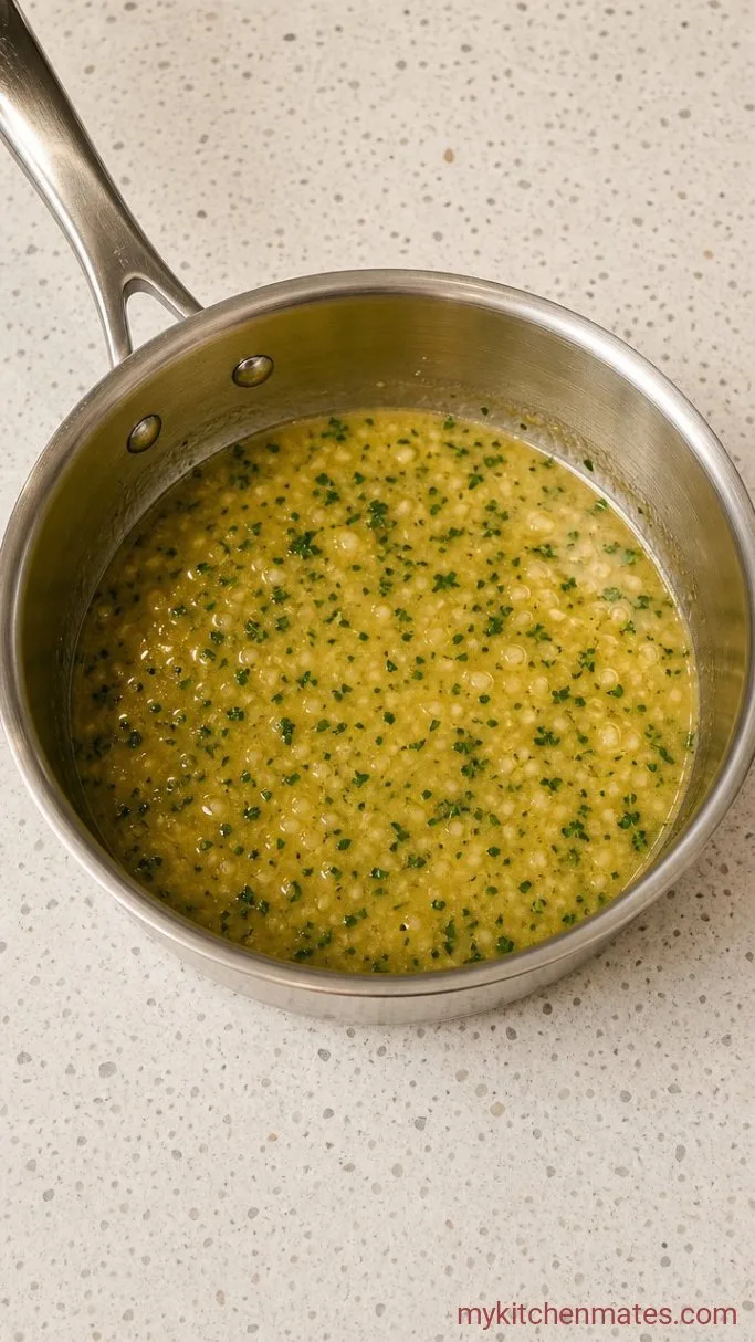 Step 4: Simmer the Lemon Butter Sauce