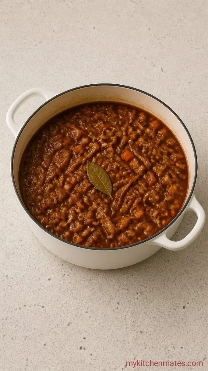 Easy Stuffed Cabbage Soup (One Pot, No Rolling) Step 4: Simmer the Soup