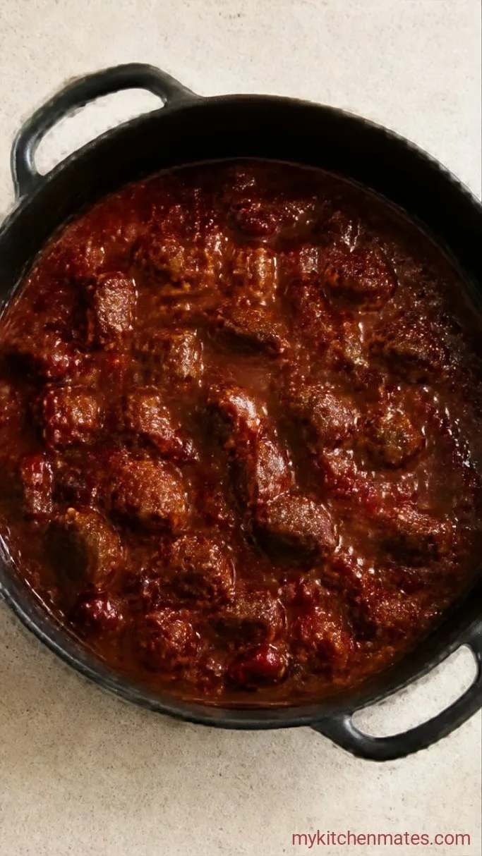 Smoky Brisket Chili (Stovetop or Slow Cooker) Step 4: Simmer Until Tender