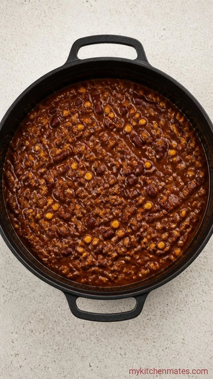 One-Pot Taco Chili (Ready in 30 Minutes) Step 4: Simmer Until Thick