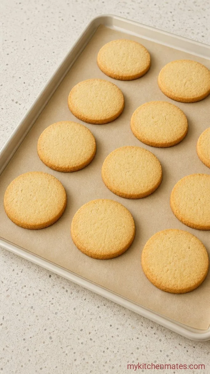 Zesty Lemon Shortbread Cookies Step 4: Slice and Bake
