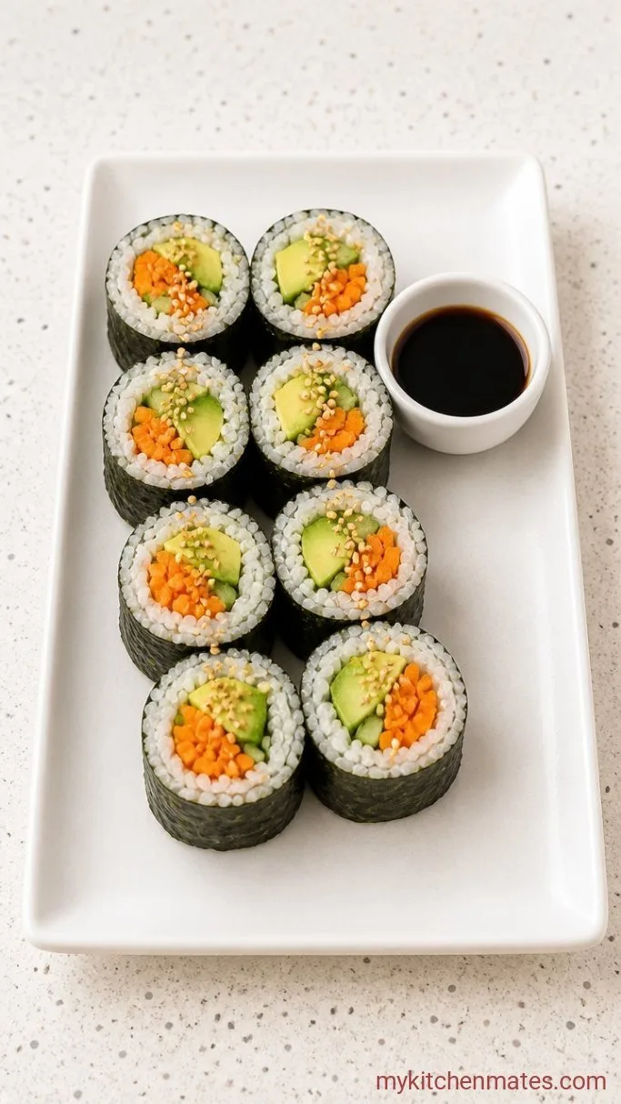 Step 4: Slice and Plate the Rolls