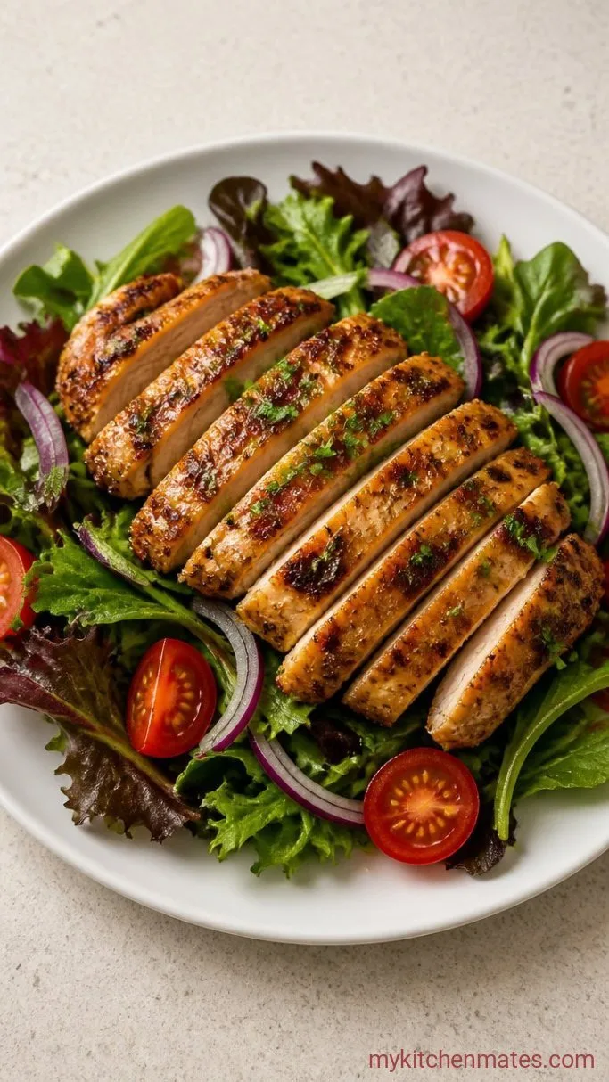 Step 4: Slice and Serve Over Salad