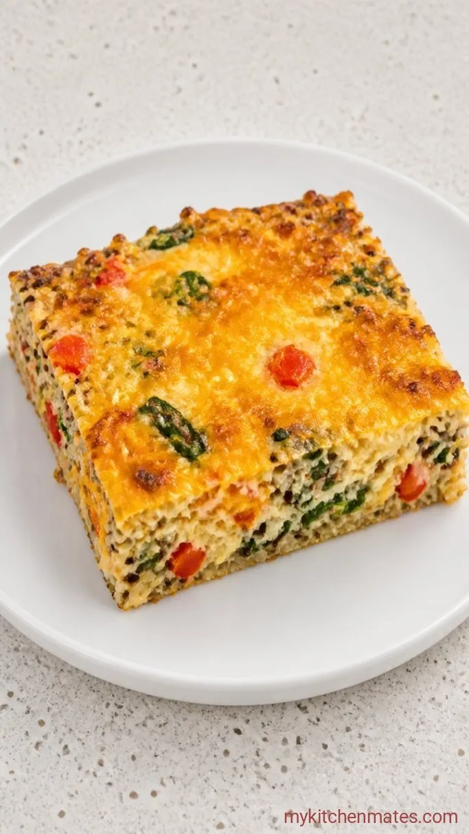 Make-Ahead Quinoa Breakfast Bake Step 4: Slice and Serve the Bake