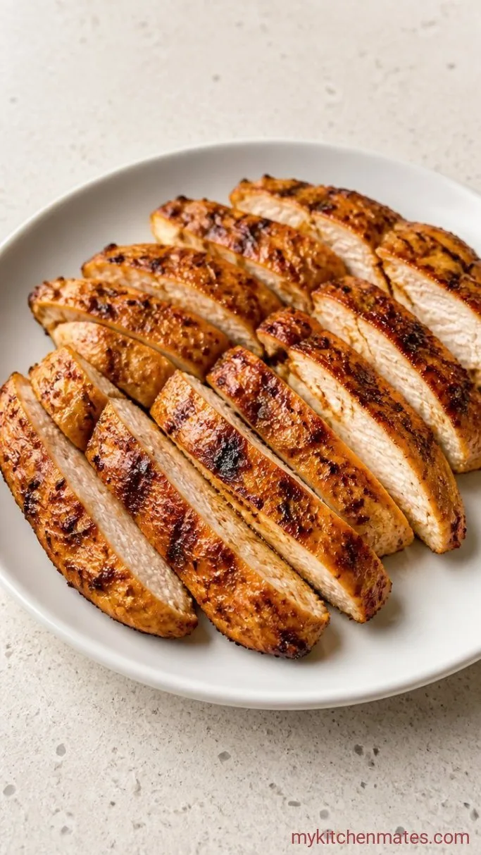 Cracker Barrel Grilled Chicken Tenders with a 4-Ingredient Marinade Step 4: Slice and Serve