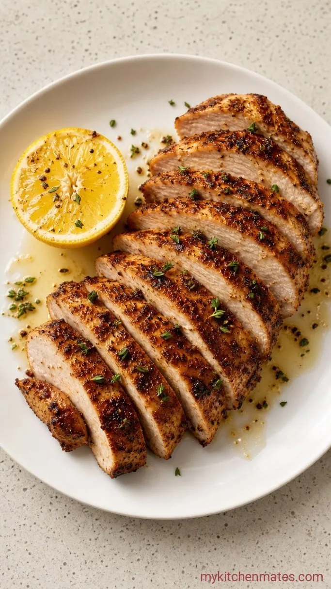 Quick Pan-Seared Wild Turkey Breast with Herb Butter Step 4: Slice and Serve