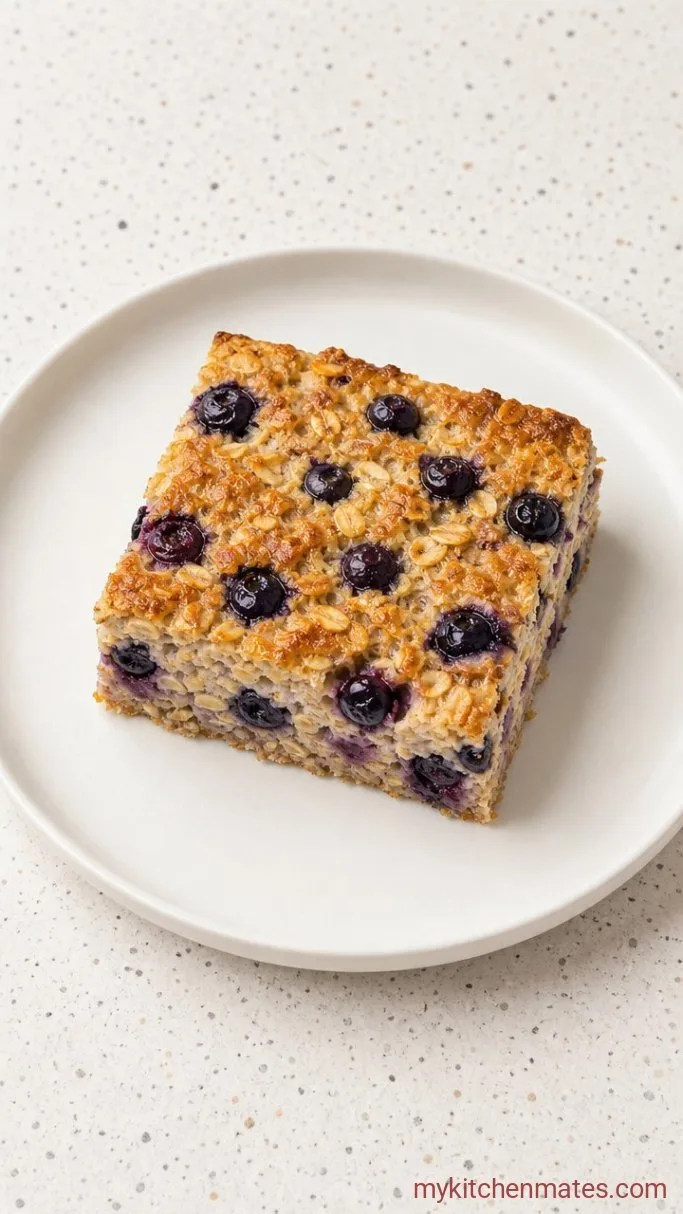 High-Protein Blueberry Cottage Cheese Breakfast Bake Step 4: Slice and Serve