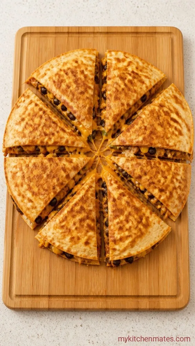 Crispy Sheet Pan Quesadillas (Made in One Go) Step 4: Slice and Serve