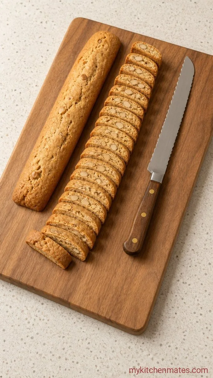 Gluten Free Biscotti That Actually Snap Step 4: Slice the Biscotti