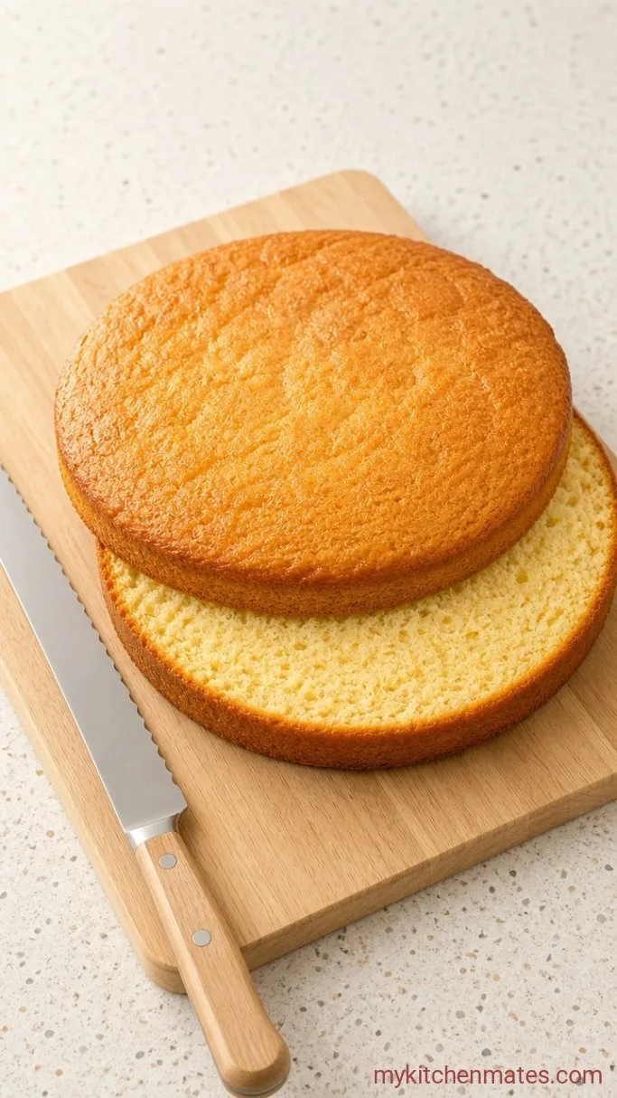 Step 4: Slice the Cake Layers