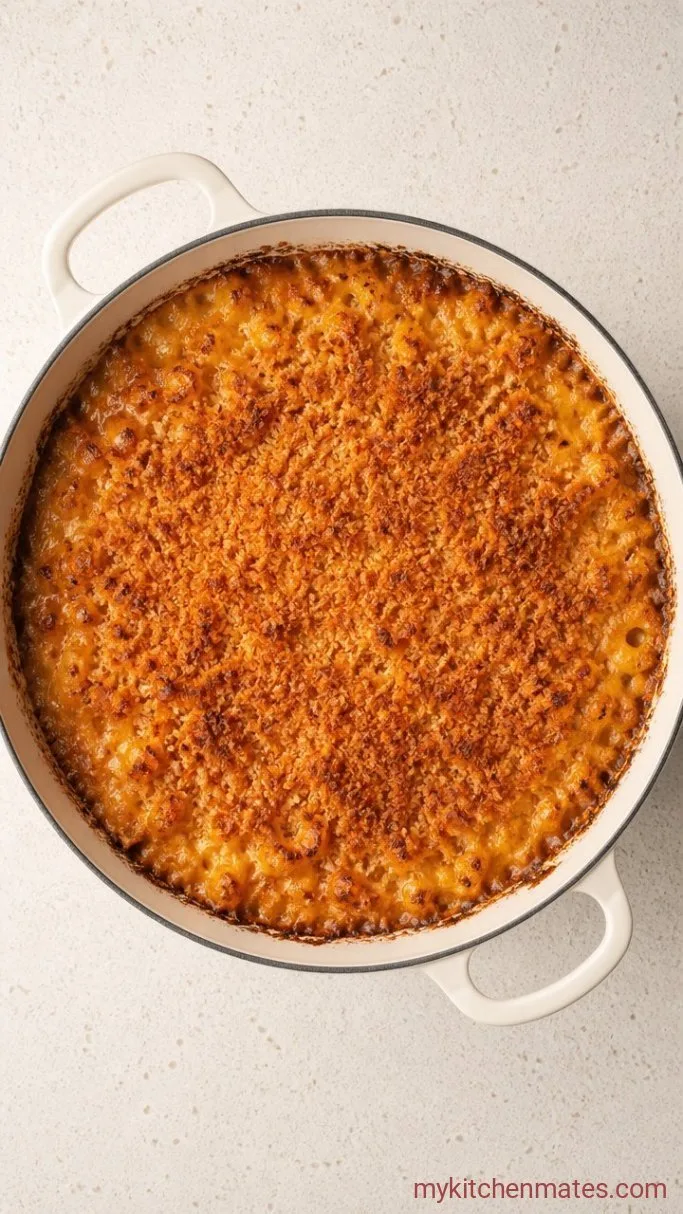 Smoked Mac and Cheese Step 4: Smoke Until Golden and Bubbling