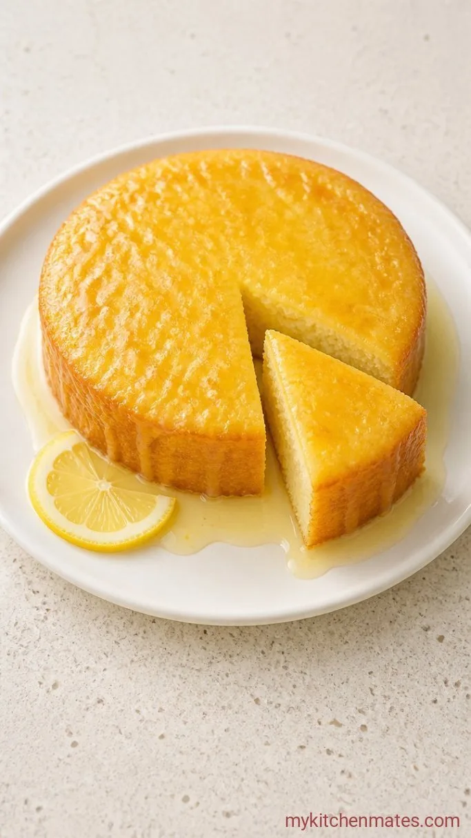 Step 4: Soak with Lemon Syrup and Serve