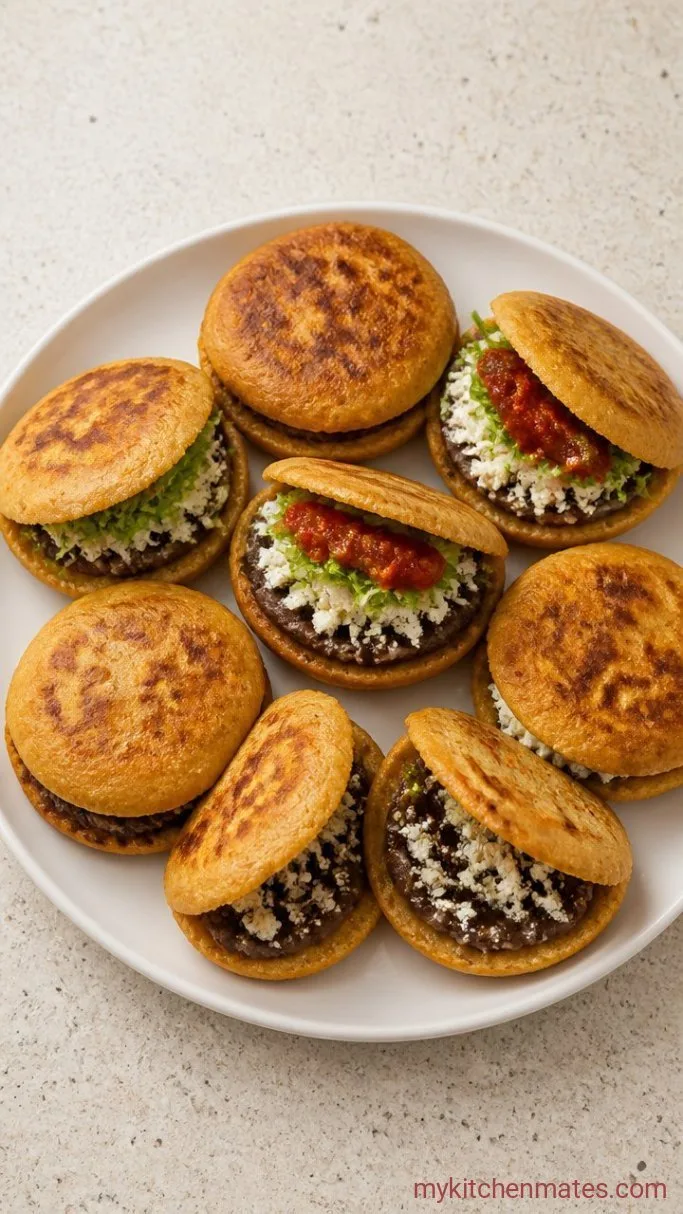 Authentic Mexican Gorditas: Crispy Outside, Soft and Fluffy Inside Step 4: Split and Fill